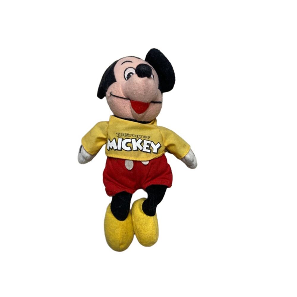 Disney Spirit Of Mickey Mouse Stuffed Animal Plush Pal Bean Figure